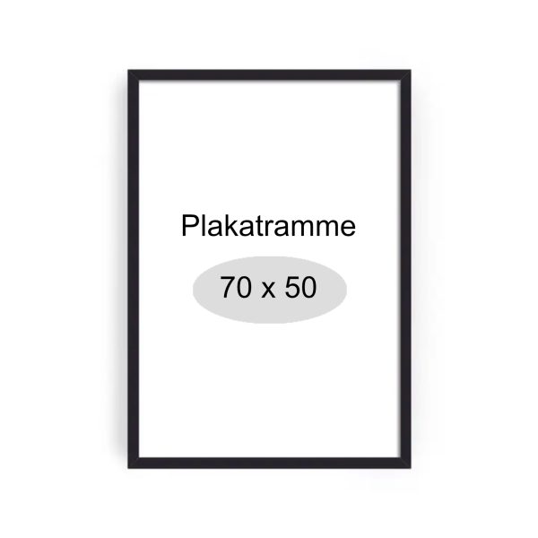 Sort ramme