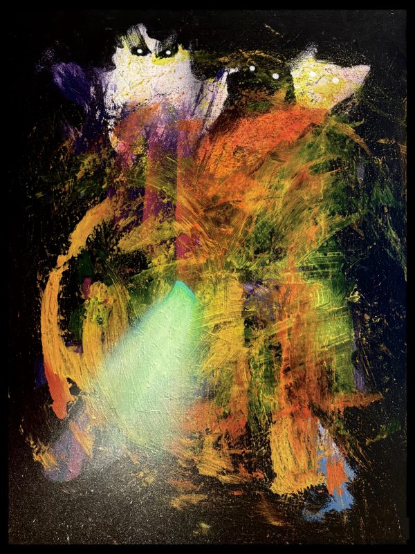 Originalt maleri - Human colors with light